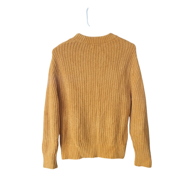 Aritzia Wilfred Essential Sweater,soft Chenille knit,Marigold - Picture 4 of 12
